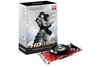 PowerColor HD3850 512MB GDDR3 AGP