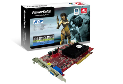 PowerColor X1650 PRO 256MB AGP