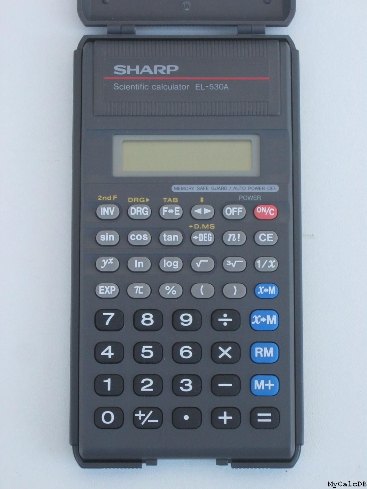 Sharp EL-530A Scientific calculator