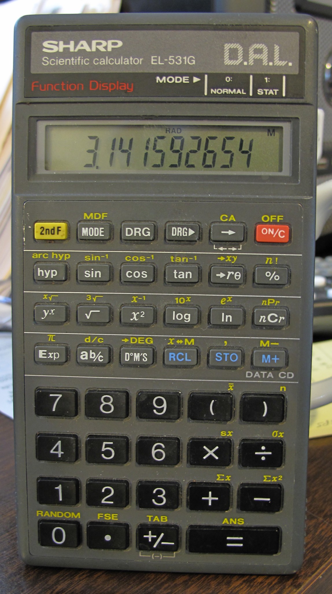 Sharp EL-531G D.A.L.