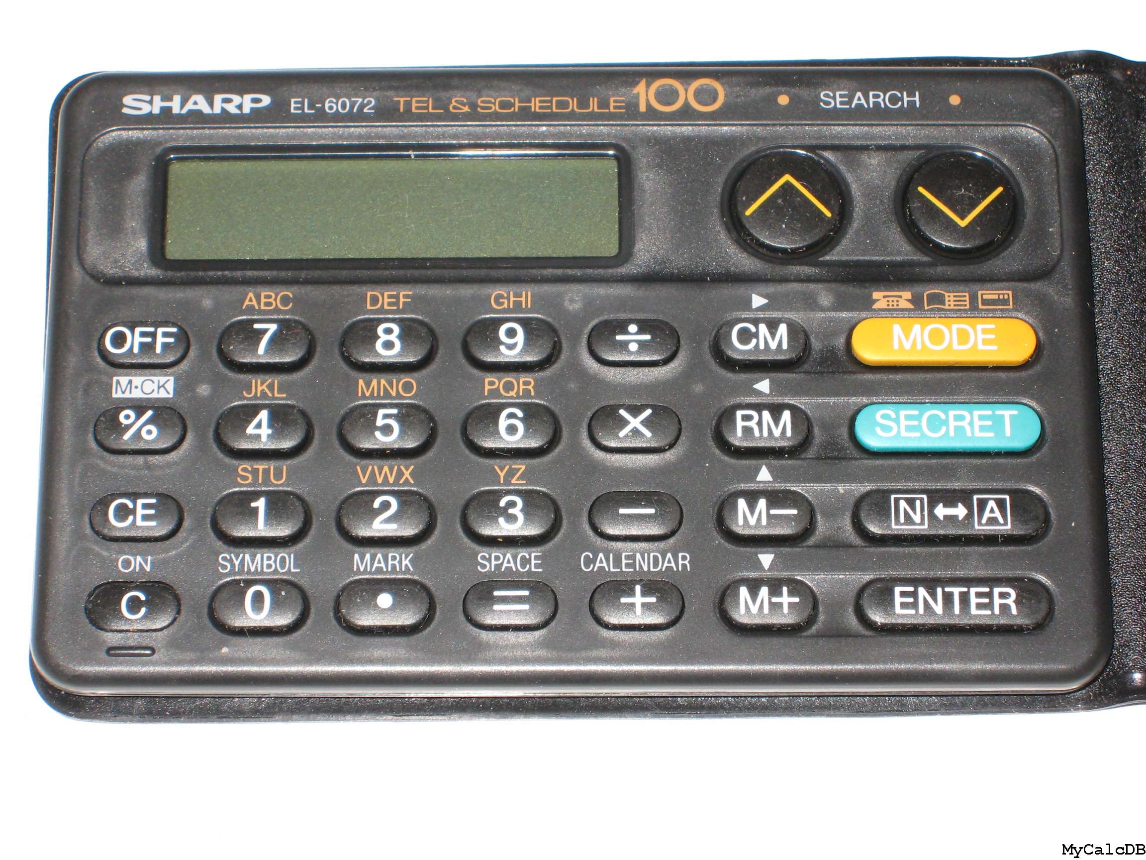 Sharp EL-6072 TEL & SCHEDULE 100