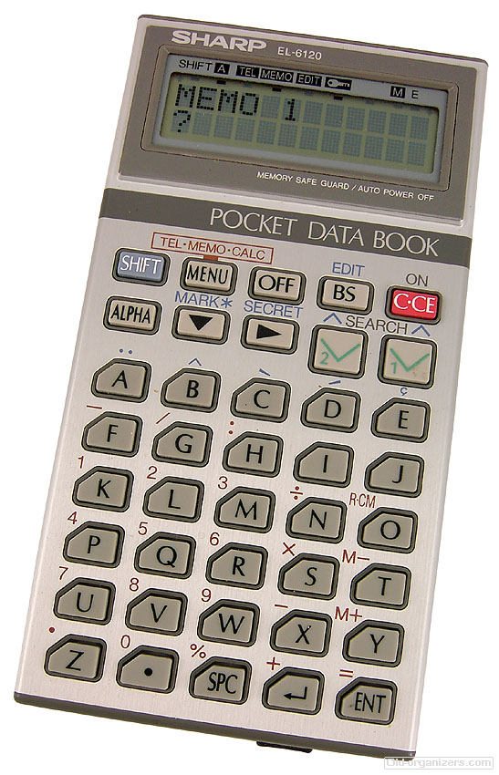 Sharp EL-6120 POCKET DATA BOOK