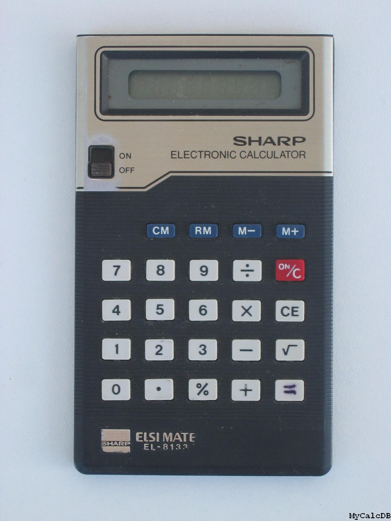 Sharp EL-8133 ELSIMATE