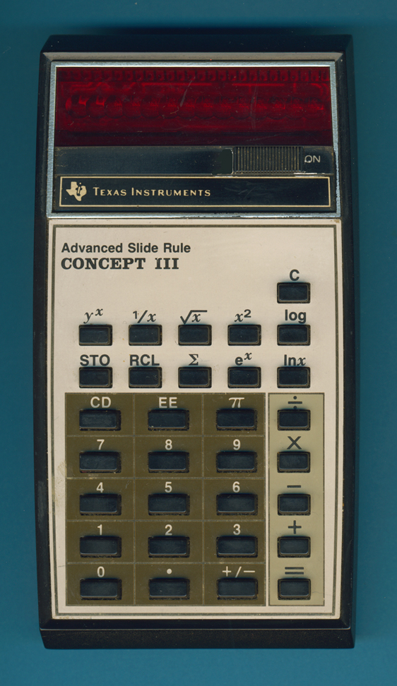 Texas Instruments CONCEPT III Advanced Slide Rule