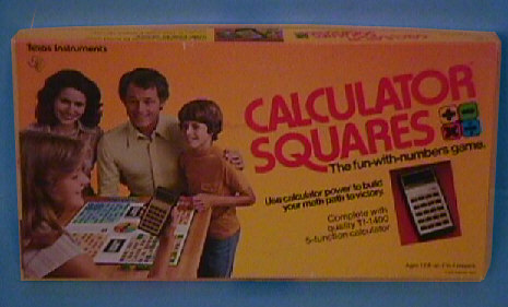 Texas Instruments Calculator Squares