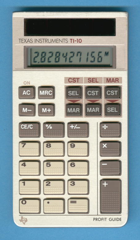 Texas Instruments TI-10 Profit Guide