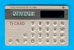Texas Instruments TI-1786 TI CARD