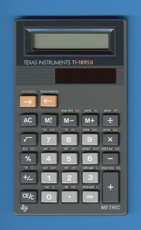 Texas Instruments TI-1895 II Metric