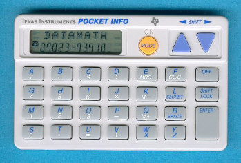 Texas Instruments TI-2100 Pocket Info