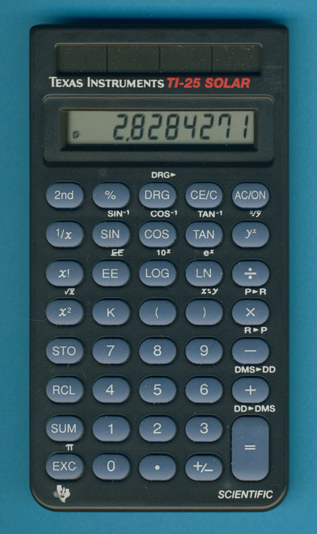 Texas Instruments TI-25 SOLAR