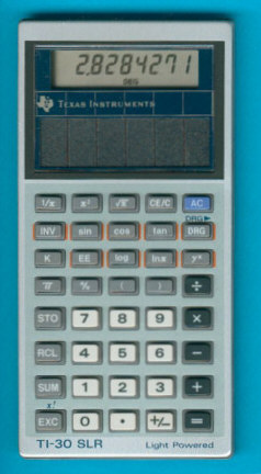 Texas Instruments TI-30 SLR