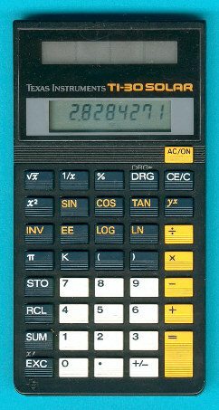 Texas Instruments TI-30 SOLAR