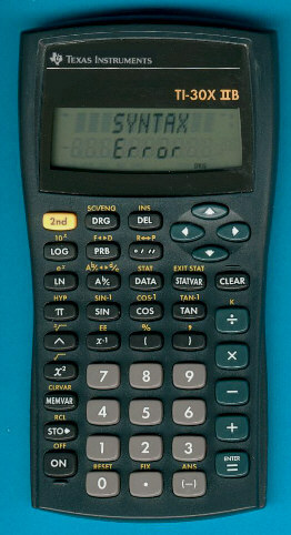 Texas Instruments TI-30X IIB
