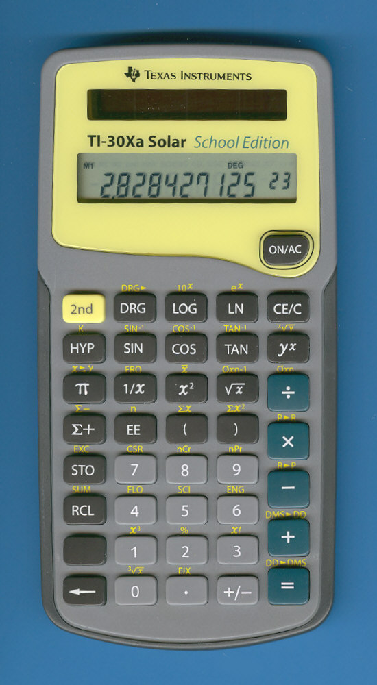 Texas Instruments TI-30Xa Solar School Edition