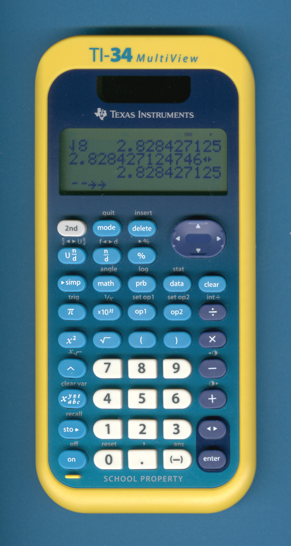 Texas Instruments TI-34 MultiView EZ-Spot