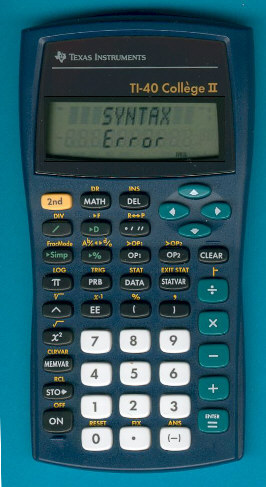 Texas Instruments TI-40 College II