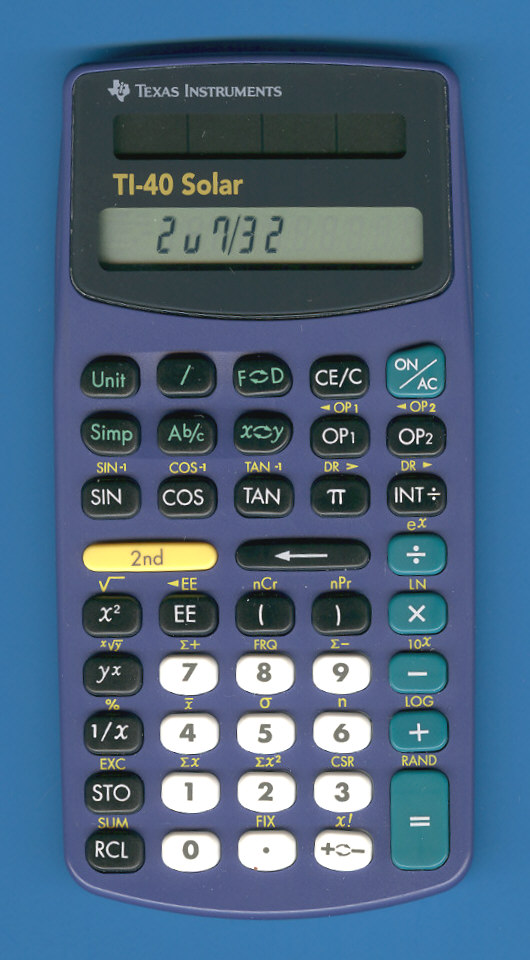 Texas Instruments TI-40 Solar