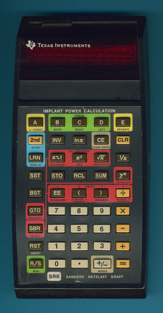Texas Instruments TI-58C Implant Power Calculation