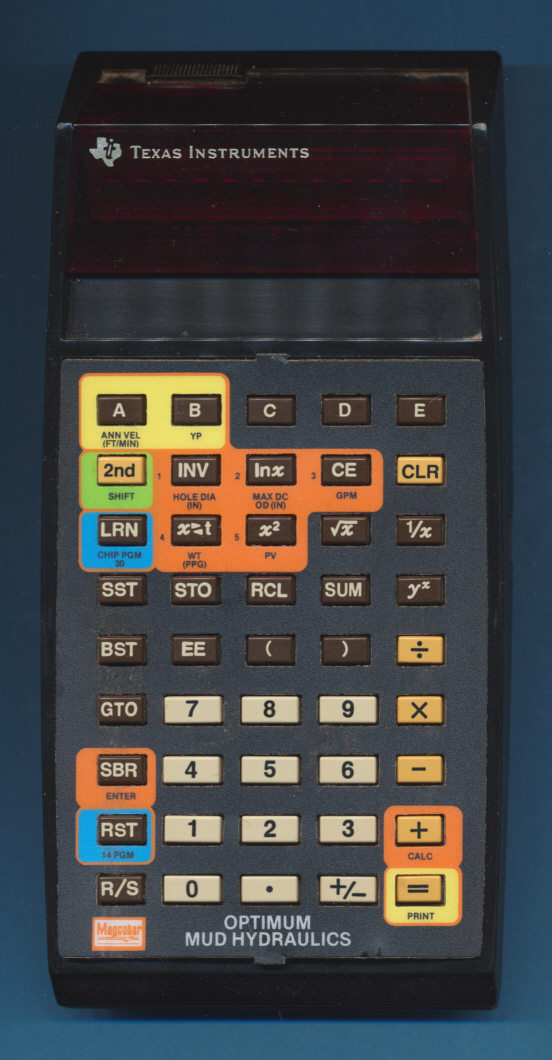 Texas Instruments TI-59 Optimum Mud Hydraulics