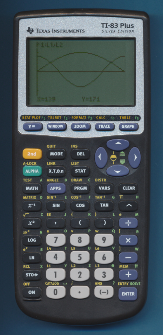 Texas Instruments TI-83 PLUS Silver Edition ViewScreen