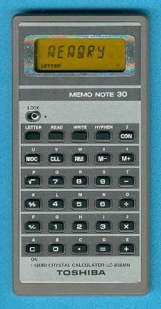 Toshiba LC-836MN MEMO NOTE 30